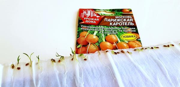 Морковь 'Парижская каротель': первый шаг навстречу раннему урожаю
