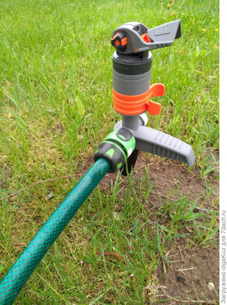 Тестирование дождевателя Comfort Turbo-Drive Sprinkler Spike
